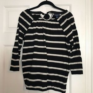 Gloria Vanderbilt size small 3/4 length sleeve top